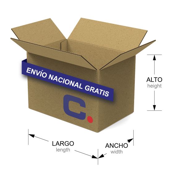 CARTON-15PZAS-CECOM-SERIAL601522-DESCRIPTION-L-25.4 W-25.4 H-15.2 -CENTIMETERS-SINGLE WALL-HEAVY 48 ECT-CUBIC BOX